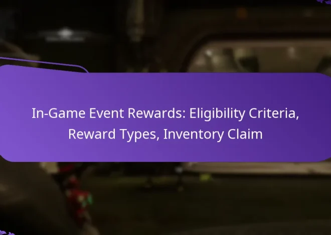 In-Game Event Rewards: Eligibility Criteria, Reward Types, Inventory Claim
