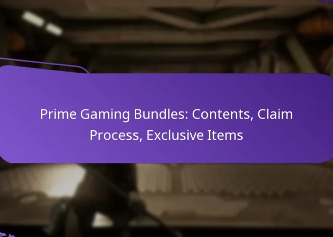 Prime Gaming Bundles: Contents, Claim Process, Exclusive Items