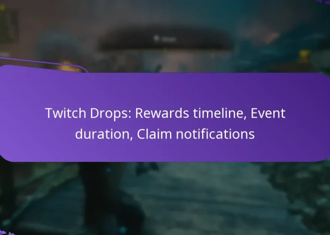 Twitch Drops: Rewards timeline, Event duration, Claim notifications