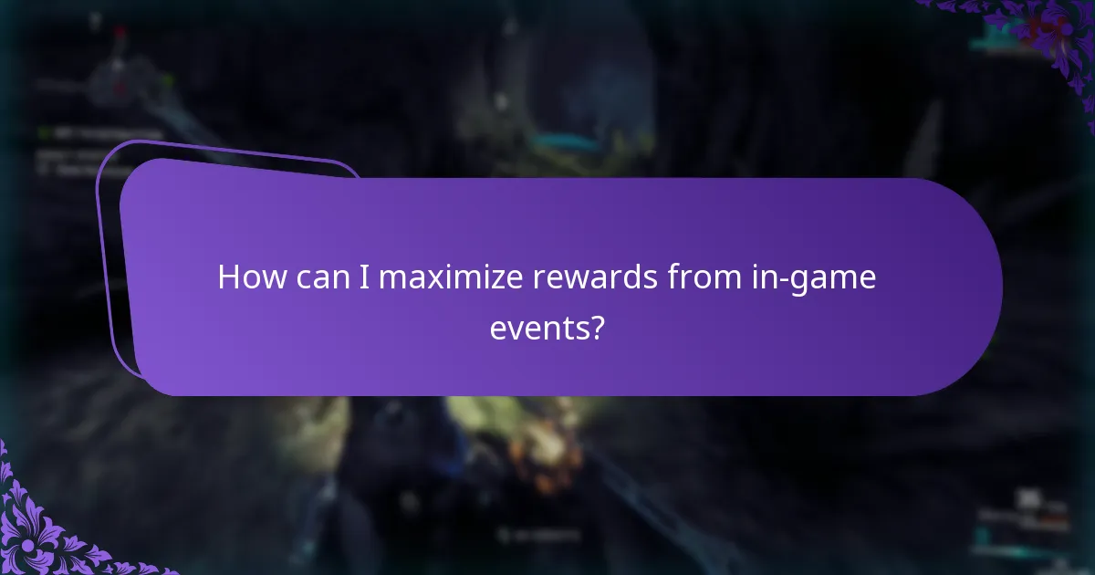 What are the requirements for participating in in-game events?