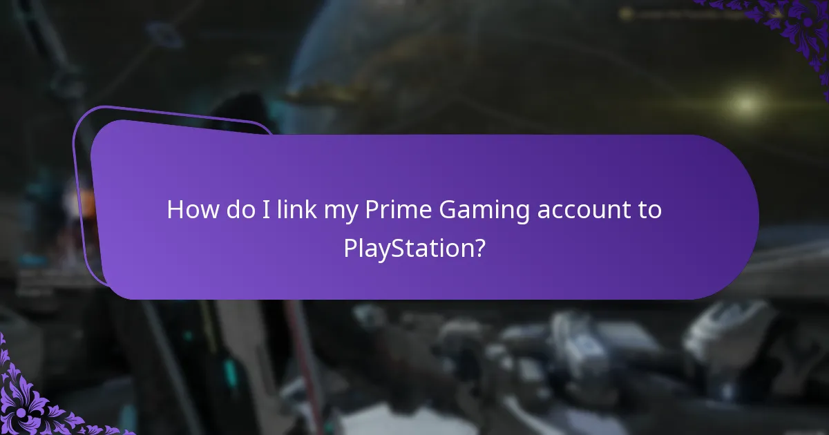 How do I link my Prime Gaming account to Twitch?