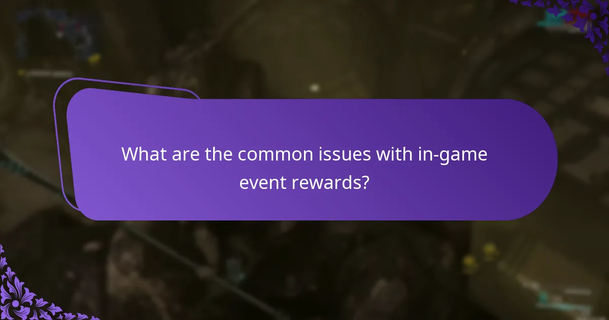 How do I contact support for in-game event rewards?
